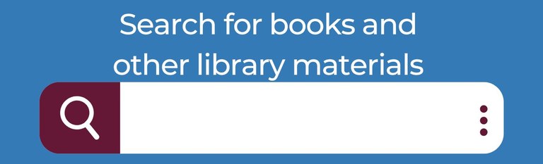 Search for Books and Other Library Materials